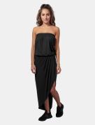 leichtes Urban Classics Damen Kleid Stretch 170 g/m² Schwarz
