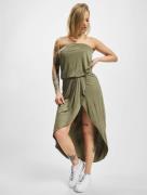modisches Urban Classics Damen Kleid Stretch 170 g/m² Khaki