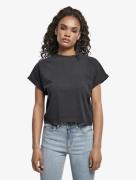 sportliches Urban Classics Damen T-Shirt 200 g/m² mit Baumwolle Schwar...